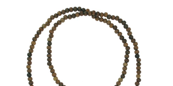 Dámsky dreveným náhrdelník Escapulario s bíglom