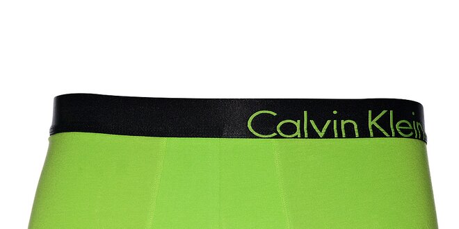 Pánske limetkové boxerky Calvin Klein