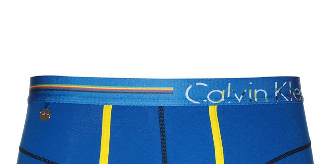 Pánske veselé modré boxerky Calvin Klein
