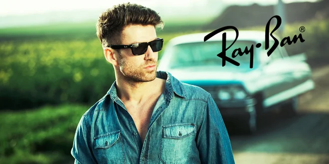 Štýlové slnečné okuliare značky Ray-Ban