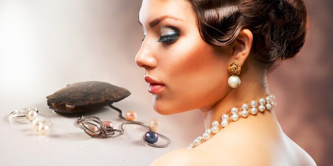 Strieborný šperk s pravou perlou prianí