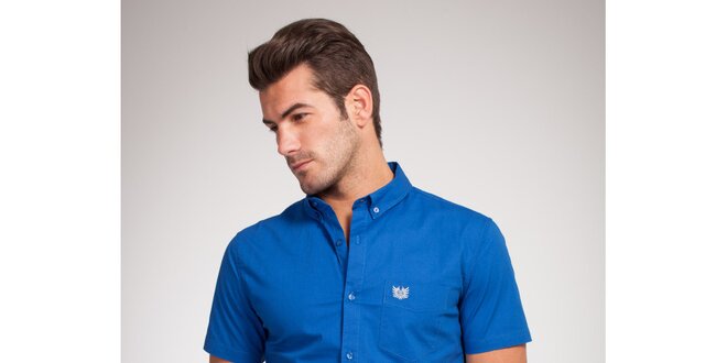 Pánska sýto modrá košeľa Bendorff