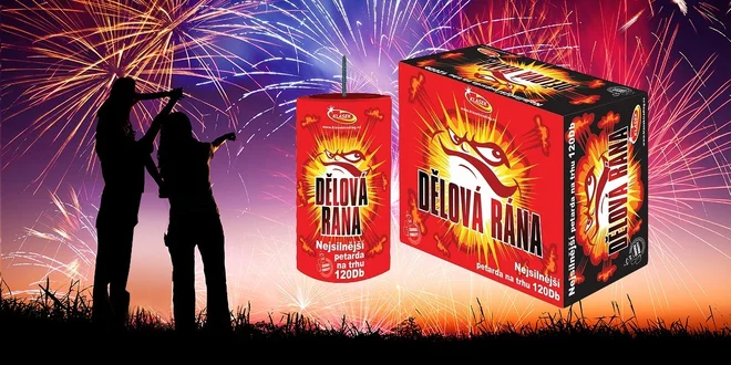 Zábavná silvestrovská pyrotechnika
