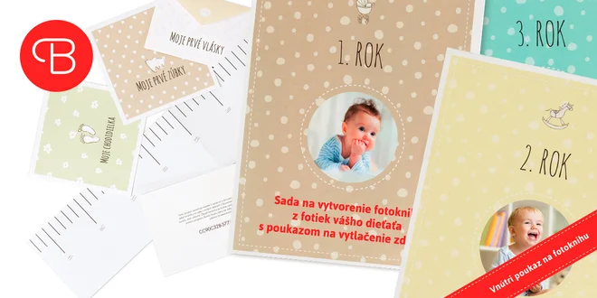 1. rok, 2. rok a 3. rok fotoknihy pre mamičky
