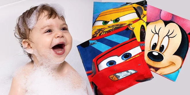 Disney osušky s obľúbenými detskými hrdinami