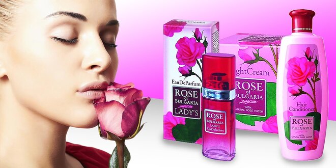 Prírodné kozmetické produkty z damascénskej ruže
