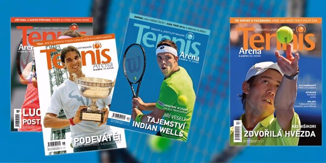 Ročné predplatné magazínu Tennis Arena