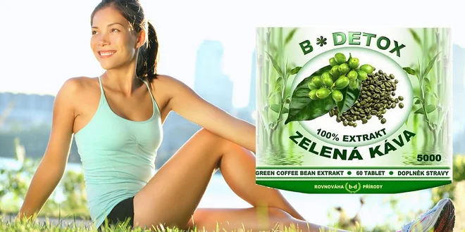 Green Coffee Bean extrakt 5000 - účinné tabletky na chudnutie