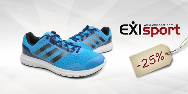 25% zľava na obuv značky ADIDAS v predajniach EXISPORT