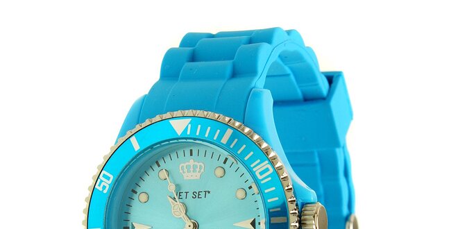 Dámske azúrovo modré hodinky Jet Set