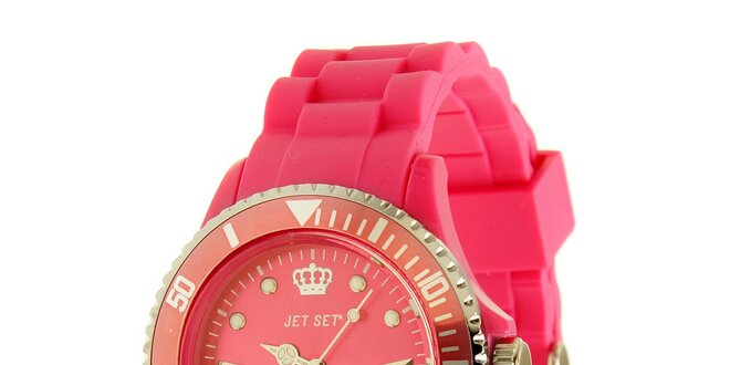 Dámske sýto ružové hodinky Jet Set