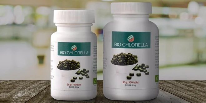Tablety Bio Chlorella pre zdravie a pohodu vášho tela
