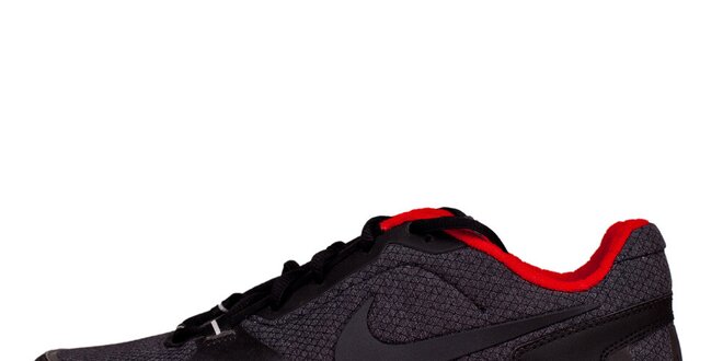 Pánske červeno-čierne  běžecké tenisky Nike