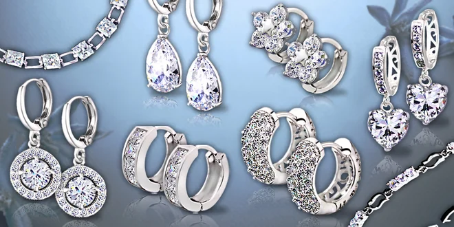 Luxusné náušnice a náramky La Diamantina