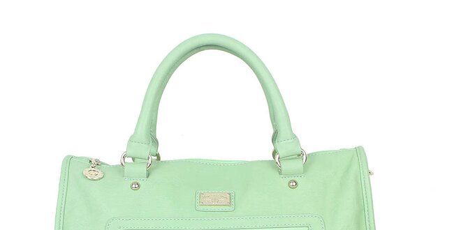 Dámska mätovo zelená kabelka s odopínateľným popruhom Princess Cult