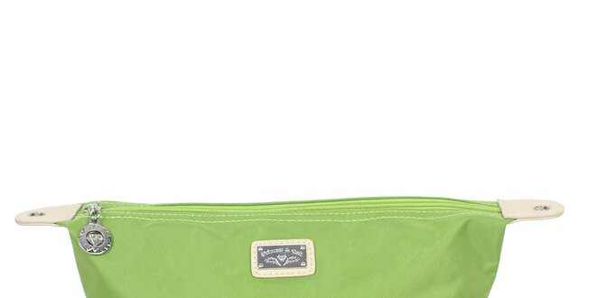 Dámska hráškovo zelená mini kabelka s odopínateľným popruhom Princess Cult