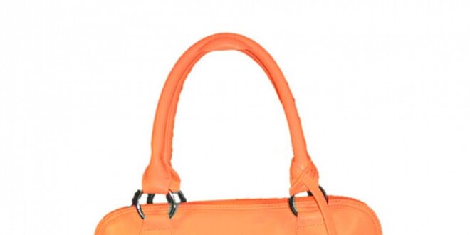 Dámska oranžová kabelka s plastickým vzorom Princess Cult