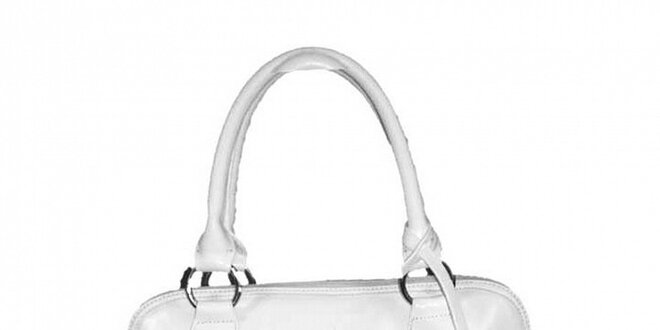 Dámska biela kabelka s plastickým vzorom Princess Cult