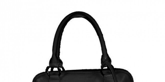 Dámska čierna kabelka s plastickým vzorom Princess Cult