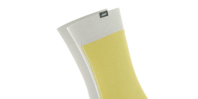 Dámske žlto-biele ponožky Minga Berlin - 3 páry