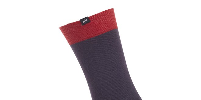 Dámske šedo-červené ponožky Minga Berlin - 3 páry