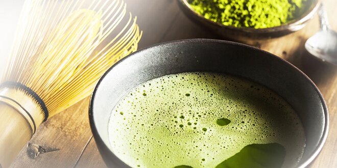 Zelený čaj Matcha na naštartovanie organizmu, poštovné a balné v cene