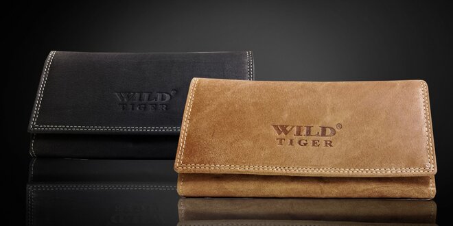 Luxusná dámska peňaženka z pravej kože Wild Tiger