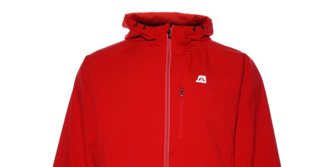 Pánska červená softshellová bunda Alpine Pro