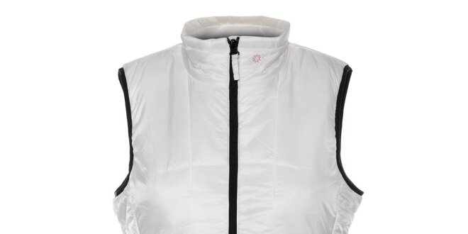 Dámska biela prešívaná vesta Alpine Pro