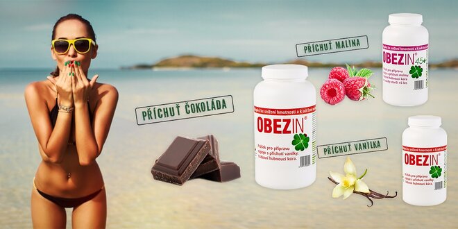 14-denná chudnúca kúra OBEZIN® 45+ alebo OBEZIN® s príchuťami malina, čokoláda alebo vanilka