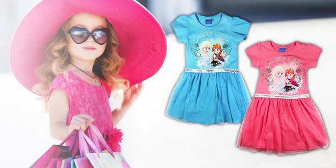 Šaty z Ľadového kráľovstva pre vašu malú princeznú