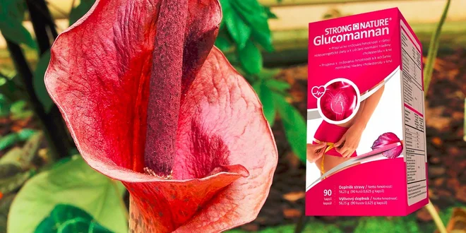 STRONG NATURE® Glucomannan Schudnite a žite zdravo s glukomanánom!