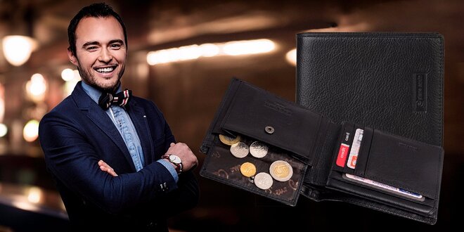 Pánska peňaženka Pierre Cardin z pravej kože - limitovaná ponuka!