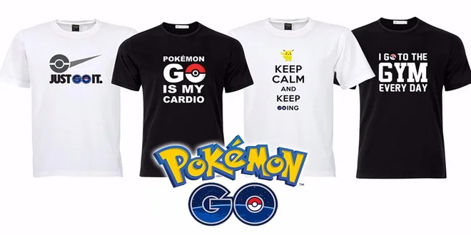 Fenomenálne tričká POKÉMON GO! Chytajte poké potvorky so štýlom!