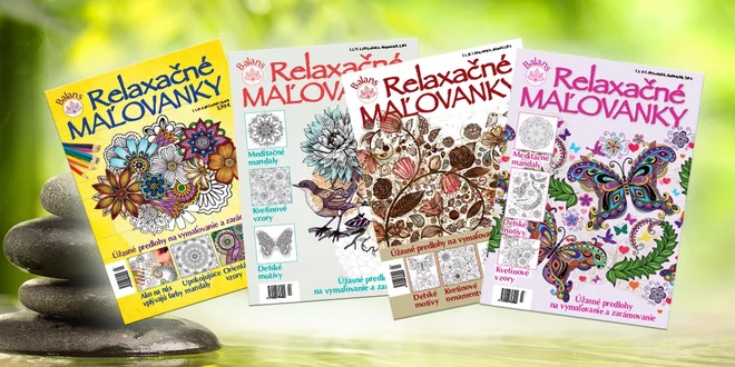 Balans relaxačné maľovanky - polročné predplatné