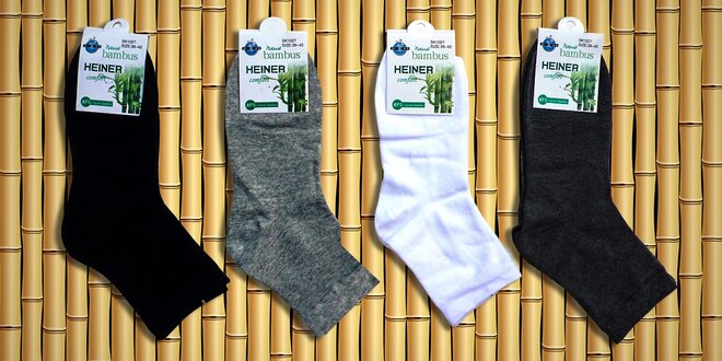 Kvalitné pánske bambusové ponožky