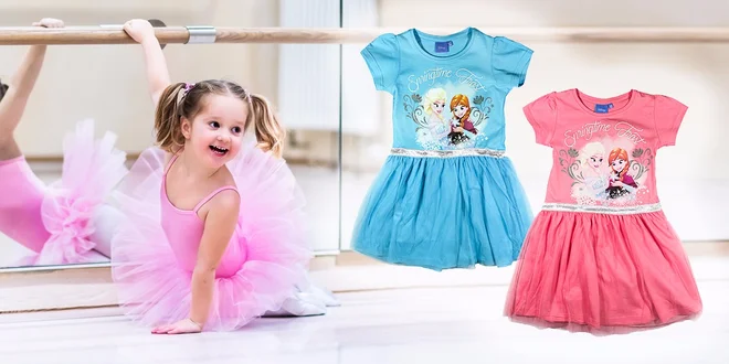 Šaty z Ľadového kráľovstva pre vašu malú princeznú