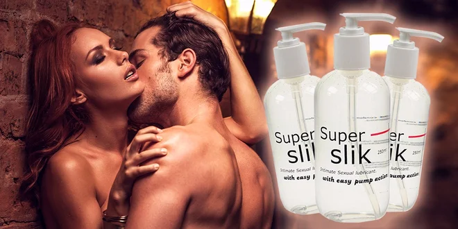 Super Slik lubrikačný gel na vodnej báze (250 ml)