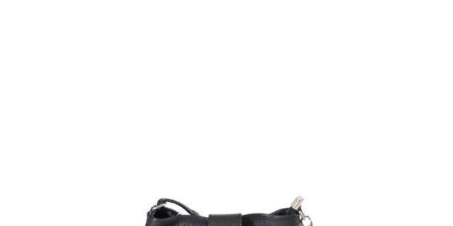 Dámska čierna mini kabelka na zámoček Luisa Vannini