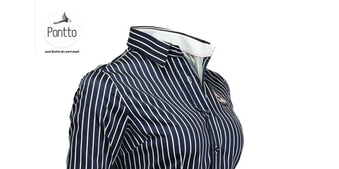 Luxusná trendy košeľa Pontto