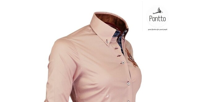 Jachtárska trendy košeľa Pontto