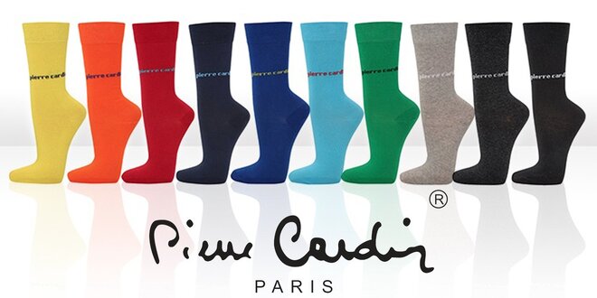 Ponožky Pierre Cardin v štýlových farbách