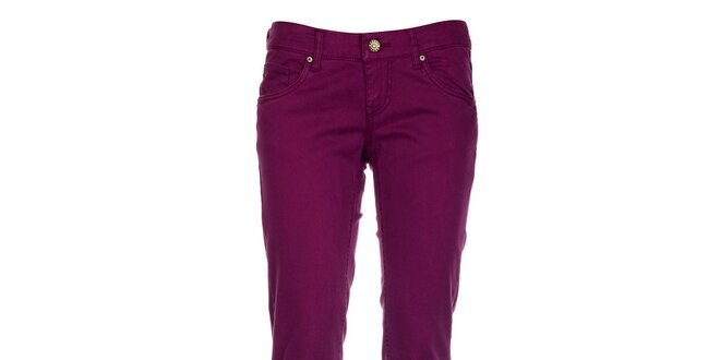 Dámske purpurové džínsy Timeout