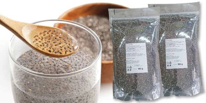 Dostaňte svoje telo do formy a buďte fit! Chia semienka 500 g alebo 1000 g!