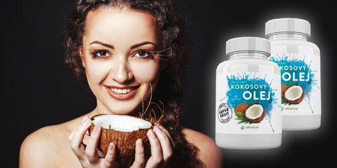 Kokosový olej v kapsuliach s blahodarnými účinkami na zdravie