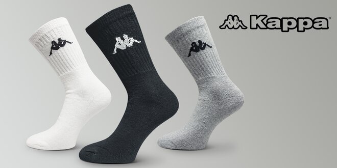 Komfort pre vaše nohy: 3 páry kvalitných ponožiek Kappa