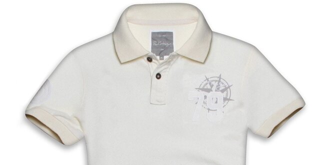 Pánske krémové námornícke tričko Paul Stragas