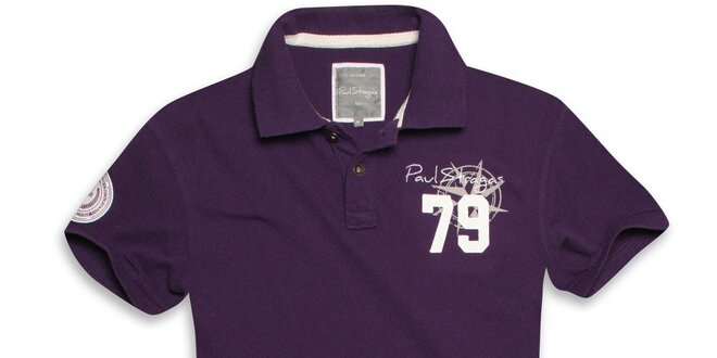 Pánske fialové námornícke tričko Paul Stragas