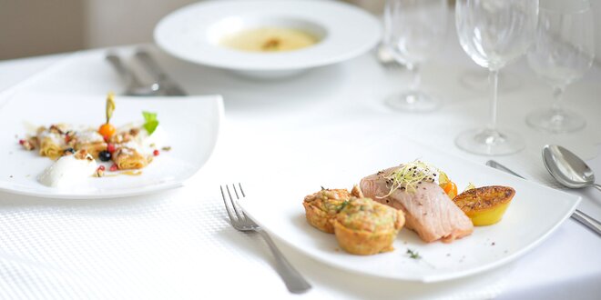 Gurmánske 3-chodové menu v luxusnej reštaurácii ****Hotela AGATKA Bratislava