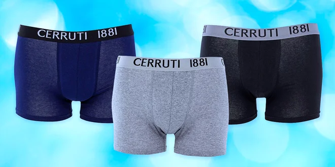 Elegantné boxerky Cerrutti 1881 pre náročných